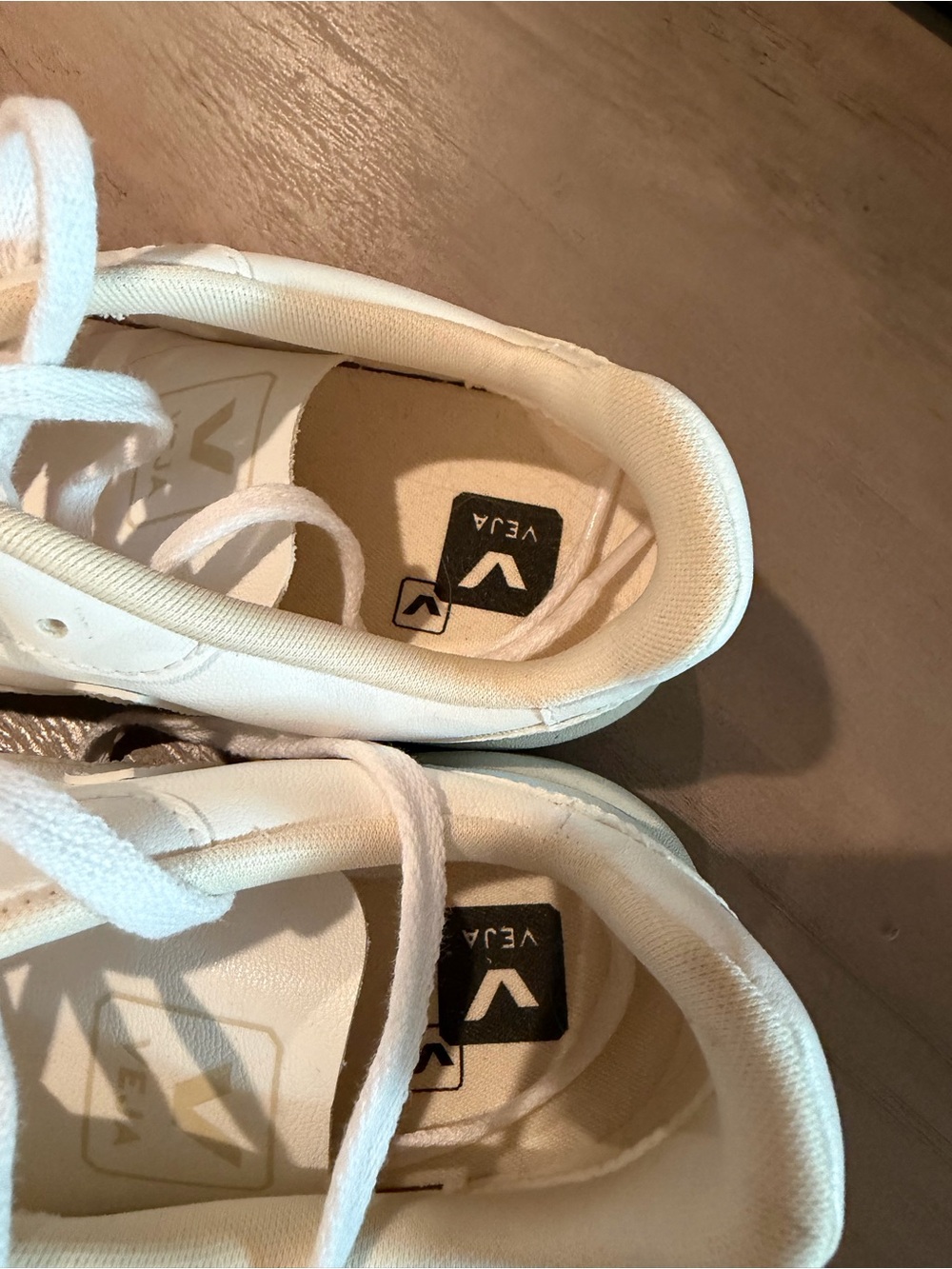 Veja Classic White Leather Sneakers - Picture 3 of 6
